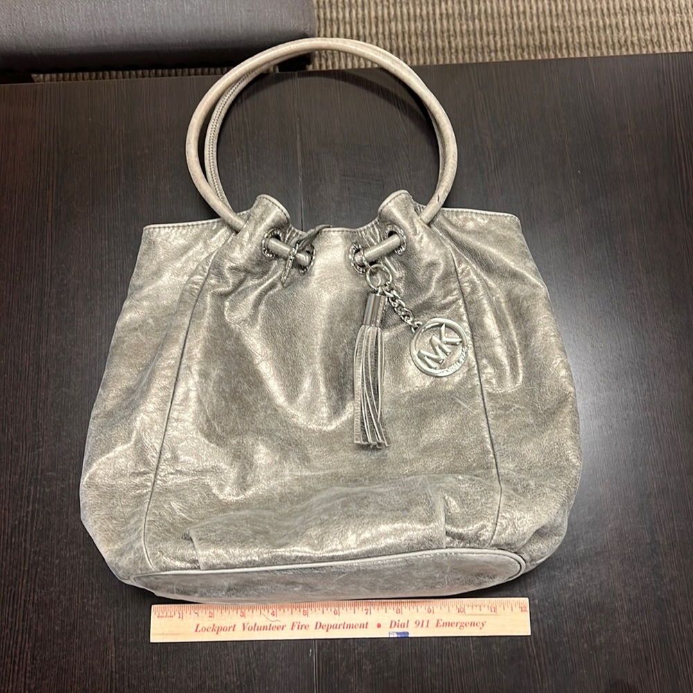 Michael Kors East West Metallic Ring Bag